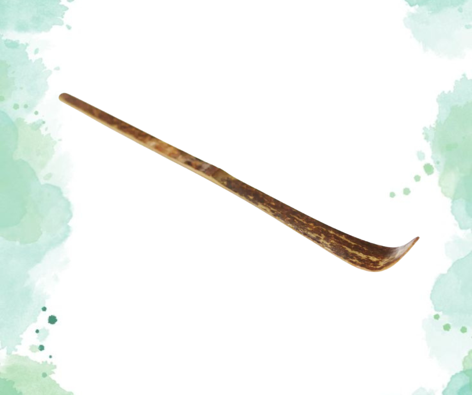 Dark Bamboo Chashaku – Traditional Japanese Matcha Scoop for Tea Ceremony
