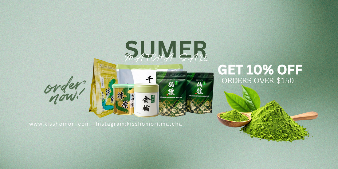 Summer Matcha Sale: Enjoy 10% Off Orders Over $150