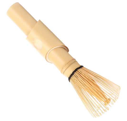 Long Bamboo Matcha Whisk (Long Chasen) with Travel Stand | Kisshomori