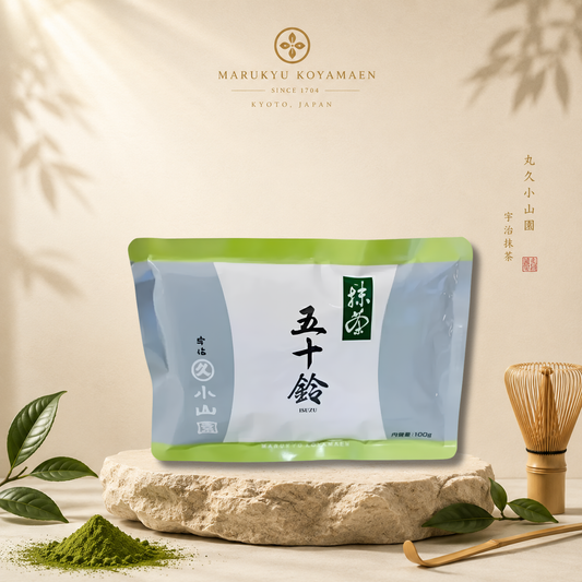 MARUKYU KOYAMAEN ISUZU MATCHA 100G BAG – Premium Japanese Matcha for Daily Enjoyment