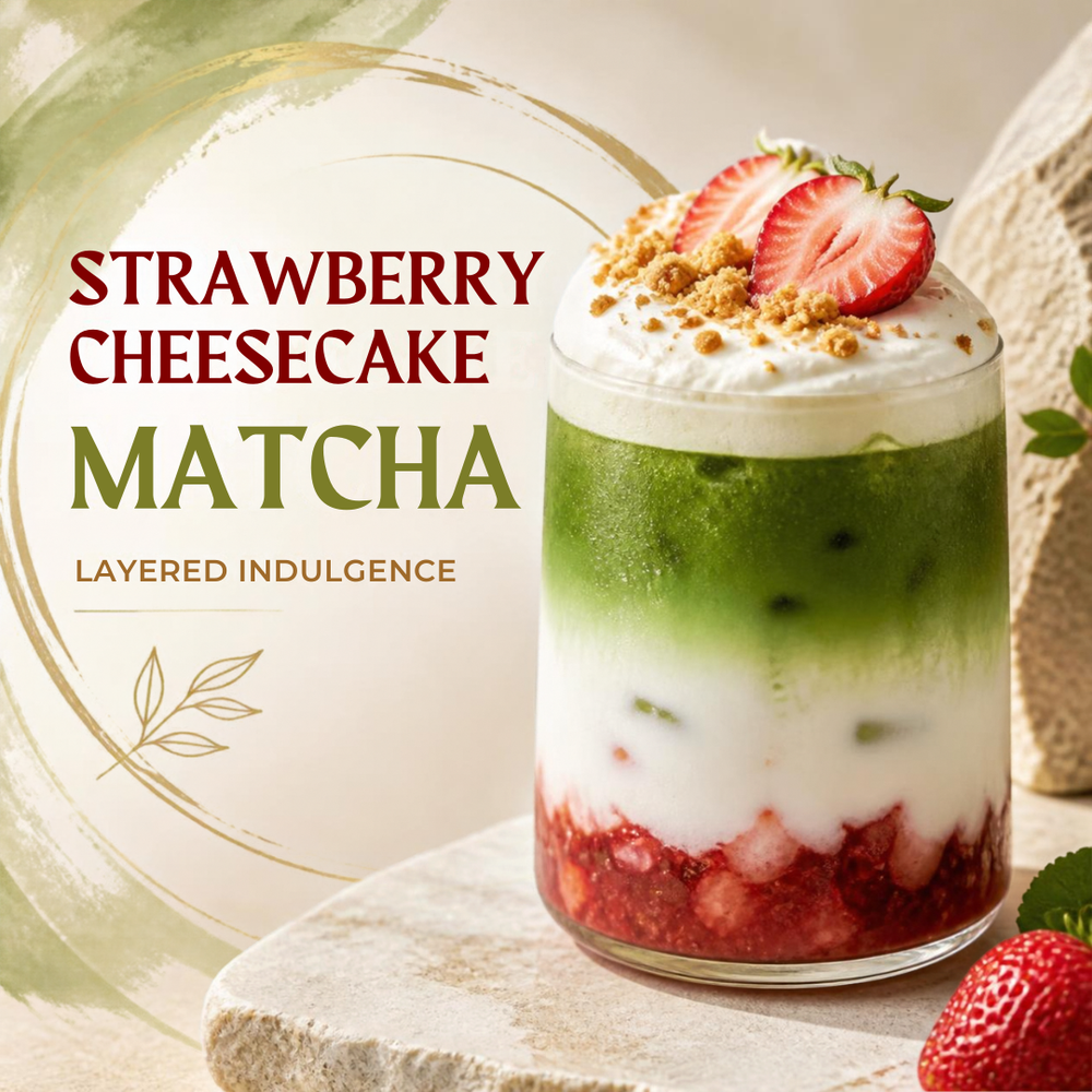 Strawberry Cheesecake Matcha