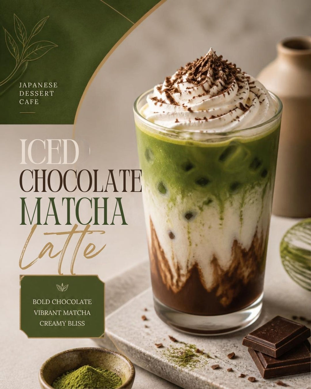 Matcha Chocolate Latte