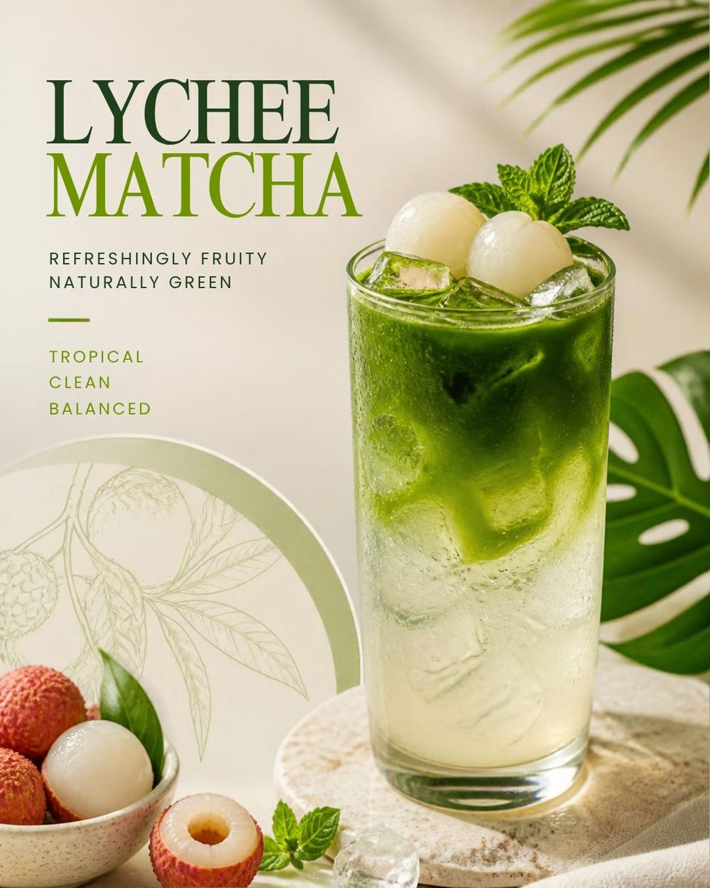 Lychee Matcha