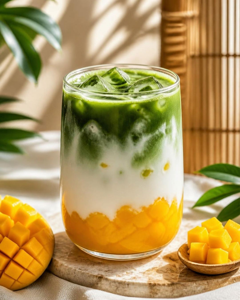 Mango Matcha Latte