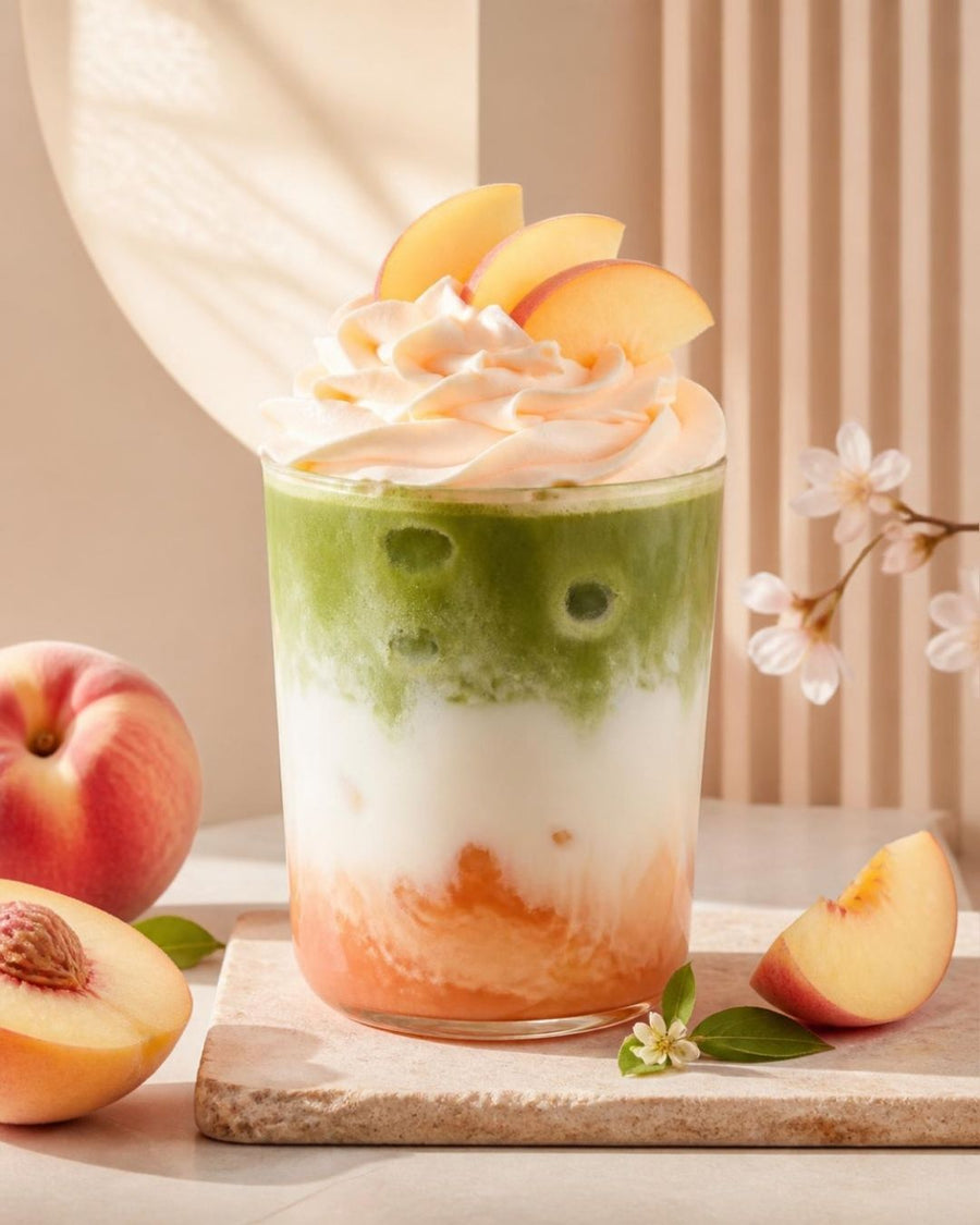Peach & Cream Matcha