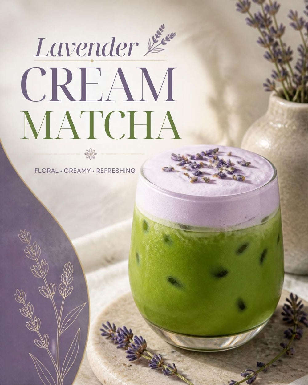 Lavender Cream Matcha