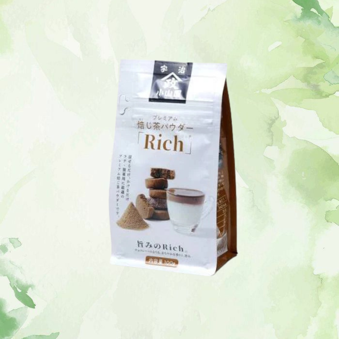 Yamamasa Koyamaen Hojicha Rich 100g – Premium Japanese Roasted Green Tea Powder